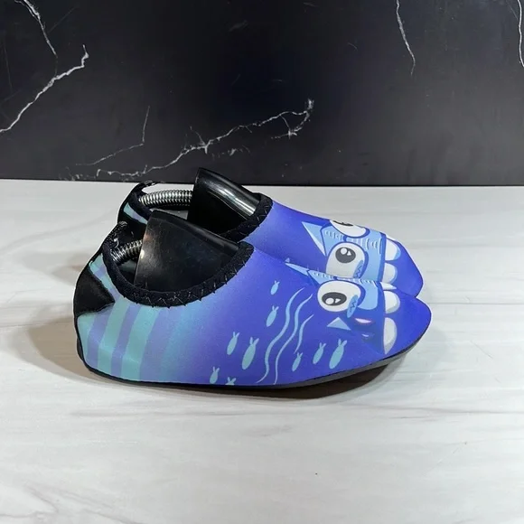 Unbranded Kid’s Water Shoes Blue/Purple sz 11/12 - Picture 4 of 7